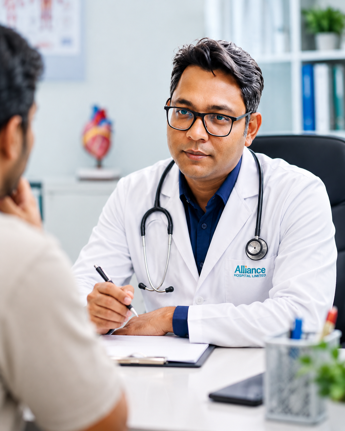 Vascular consultation session