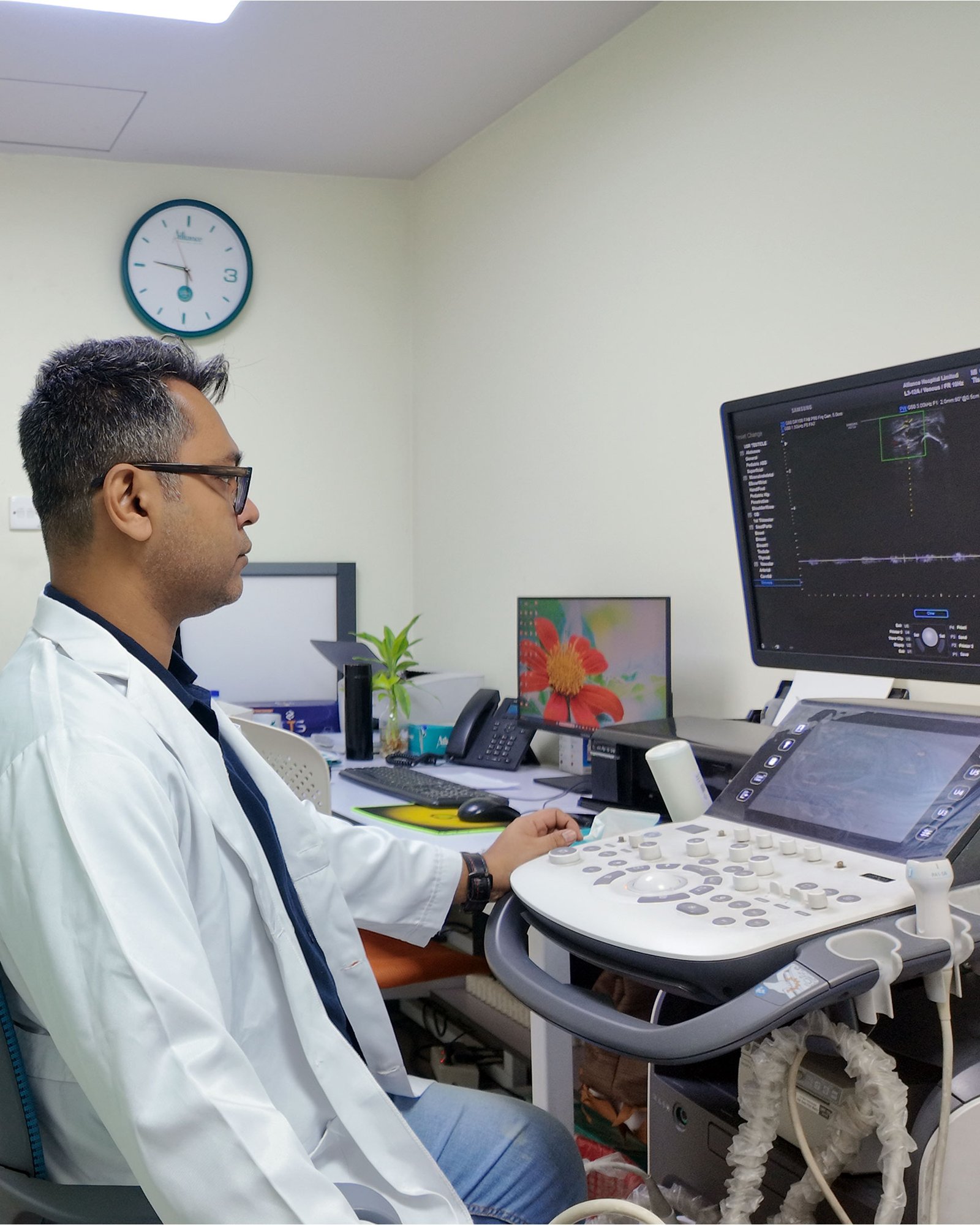Vascular consultation session